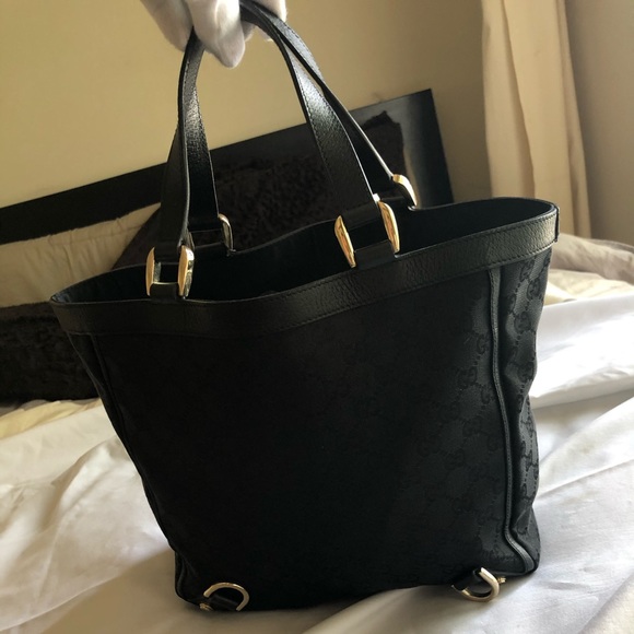 Gucci Small GG Canvas Abbey Tote - Picture 10 of 10